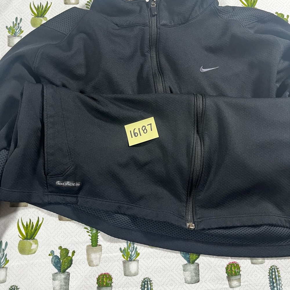 Nike Sphere Dry Men’s Full Zip Track Jacket Black XXL - Picture 14 of 14